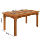 Mesa De Jantar 6 Lugares Imperial Rústico/canela - Art Panta