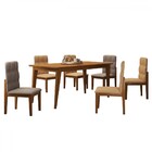 Mesa De Jantar 6 Lugares Jade Cinamomo/off White - Panorama M