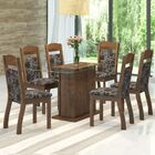 Mesa De Jantar 6 Lugares Kim Zara Dover/cobre - Viero Móveis