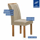 Mesa De Jantar 6 Lugares Kyra/arizona Com Vidro Cinamomo/off