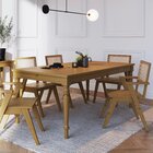 Mesa De Jantar 6 Lugares Madeira Maciça 160cm Amarílis  Mel