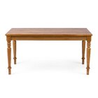 Mesa De Jantar 6 Lugares Madeira Maciça 160cm Amarílis  Mel