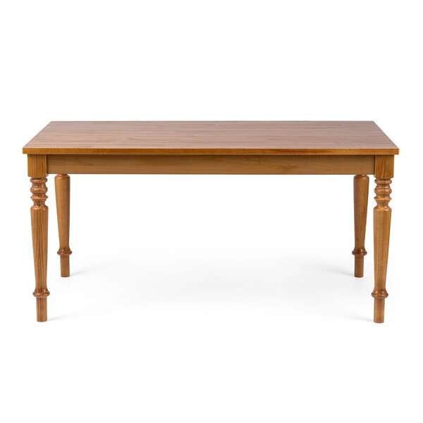Mesa De Jantar 6 Lugares Madeira Maciça 160cm Amarílis  Mel