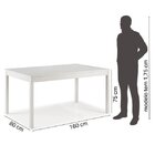 Mesa De Jantar 6 Lugares Madeira Maciça Mandacaru Cabecasa Ma