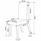 Mesa De Jantar 6 Lugares Mira Com Vidro Mel/nude/off White -