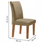 Mesa De Jantar 6 Lugares Nápoles/luísa Com Vidro Cinamomo/off