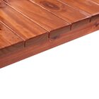 Mesa De Jantar 6 Lugares Paris Madeira Maciça Mogano - Lanes