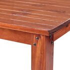 Mesa De Jantar 6 Lugares Paris Madeira Maciça Mogano - Lanes