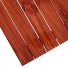 Mesa De Jantar 6 Lugares Paris Madeira Maciça Mogano - Lanes