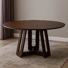 Mesa De Jantar 6 Lugares Redonda Madeira Maciça Cecília Amênd