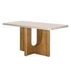Mesa De Jantar 6 Lugares Retangular 160cm Tampo Vidro/mdf De