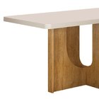 Mesa De Jantar 6 Lugares Retangular 160cm Tampo Vidro/mdf De