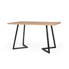 Mesa De Jantar 6 Lugares Retangular 180x90 Industrial Rigo Ja