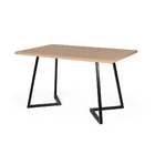 Mesa De Jantar 6 Lugares Retangular 180x90 Industrial Rigo Ja