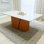 Mesa De Jantar 6 Lugares Retangular Tampo De Vidro Luar Frass