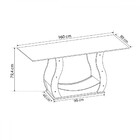 Mesa De Jantar 6 Lugares Sabrinna Sicilia Mel/cinza/veludo/gr