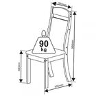 Mesa De Jantar 6 Lugares Samba Oitavada Dover/cobre - Mobilar