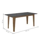 Mesa De Jantar 6 Lugares Santiago Carvalho Grafite