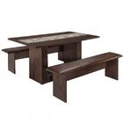 Mesa De Jantar 6 Lugares Suiça Mdf/azulejo - Art Panta