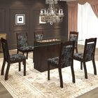 Mesa De Jantar 6 Lugares Tella Ameixa/cobre - Mobilarte Móveis