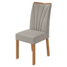 Mesa De Jantar 6 Lugares Vênus Apogeu Com Vidro Amêndoa Clean