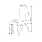 Mesa De Jantar 6 Lugares Venus Mel/blonde/veludo/rosa - Viero