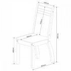 Mesa De Jantar 6 Lugares Vilagio Seda/blonde/brownie - Viero