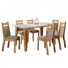 Mesa De Jantar 6 Lugares Volei  Mel/blonde/v.pérola - Viero M