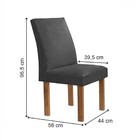 Mesa De Jantar 6 Lugares Zara Canela Com Vidro Ripado 100% Md