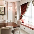 Mesa De Jantar 8 Lugares Clássica Branca Tampo Freijó