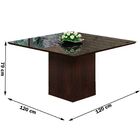 Mesa De Jantar 8 Lugares Dara Venus Ameixa/malta/preto - Vier