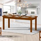 Mesa De Jantar 8 Lugares Madeira Maciça 200cm Mel Safira Nema