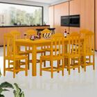 Mesa De Jantar 8 Lugares Madeira Maciça Safira Cerejeira Shop