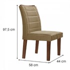 Mesa De Jantar 8 Lugares Nápoles/genova Com Vidro Chocolate/o