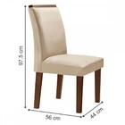 Mesa De Jantar 8 Lugares Nápoles/luísa Com Vidro Chocolate/of