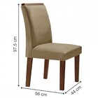 Mesa De Jantar 8 Lugares Nápoles/luísa Com Vidro Chocolate/of