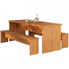 Mesa De Jantar 8 Lugares Salin Mel - Viero Móveis