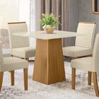 Mesa De Jantar 90cm Dora   Nature/off White