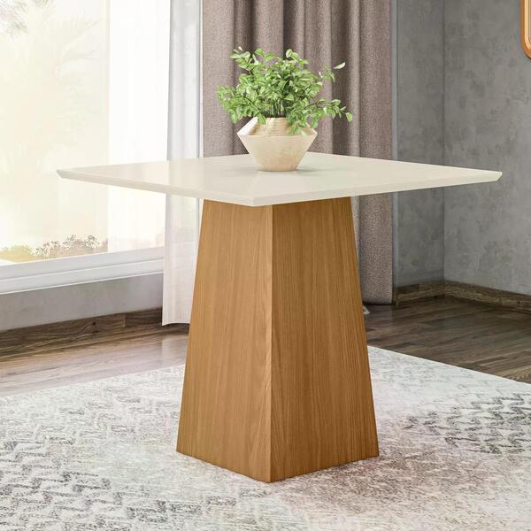 Mesa De Jantar 90x90 Cm Si211 4 Lugares Henn