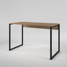 Mesa De Jantar  Estilo Industrial Pés De Aço 120