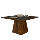 Mesa De Jantar  Sem Cadeiras Quadrada De 8 Lugares 140x140 Pa