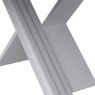 Mesa De Jantar Alana 160 Cm Imbuia Base Off White - D'rossi