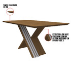 Mesa De Jantar Alana 160 Cm Imbuia - D'rossi