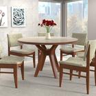 Mesa De Jantar Amelia 1,37x1,37 Vidro