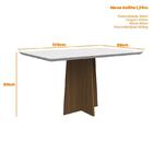 Mesa De Jantar Anitta 135x90 Com 4 Cadeiras Ana - Pr Móveis
