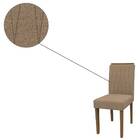 Mesa De Jantar Anitta 160x90 Cinza Com 6 Cadeiras Ana Suede I