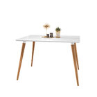 Mesa De Jantar Antonella 120x90 Cm Pés Retrô Castanho - D'ros