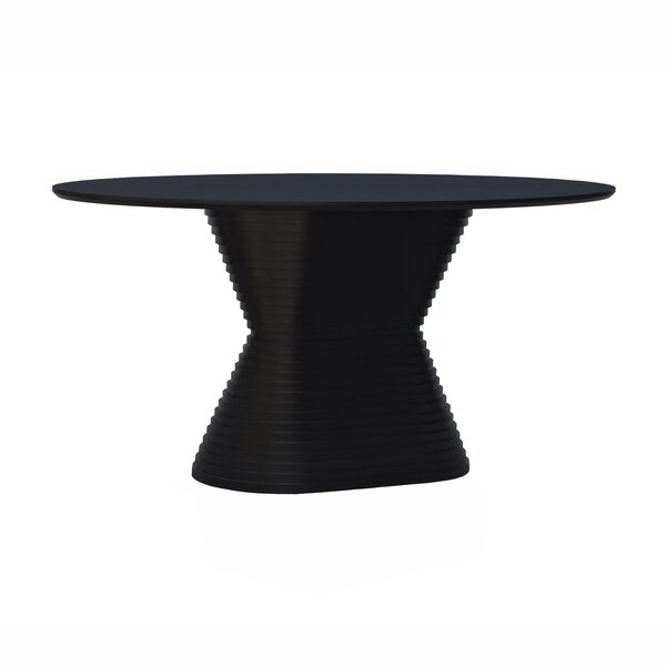 Mesa De Jantar Apollo Tampo Oval 160x90cm Preto