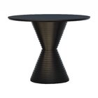 Mesa De Jantar Apollo Tampo Redondo Ø120 Preto