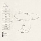 Mesa De Jantar Araçá Tampo Em Mdf Com Vidro E Base Em Madeira